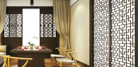 猶抱琵琶半遮面--和藝不銹鋼屏風(fēng)點(diǎn)亮您的生活